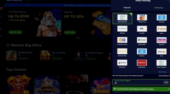 Jacks Casino inloggen